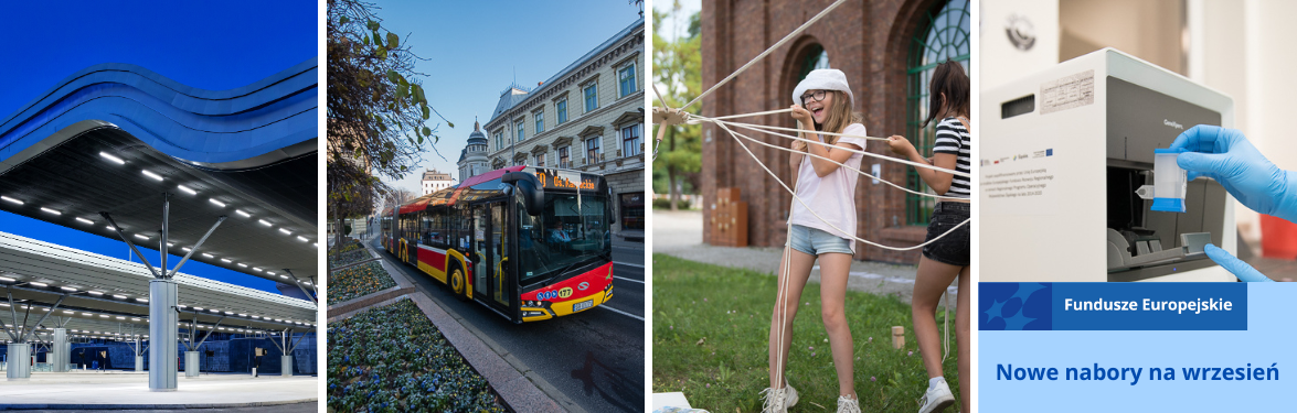 Mozaika projektów europejskich z województwa śląskiego.