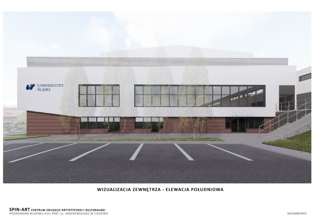 Wizualizacja SPIN-ARTu w Cieszynie
