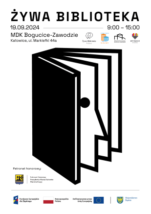 Żywa Biblioteka - plakat promocyjny