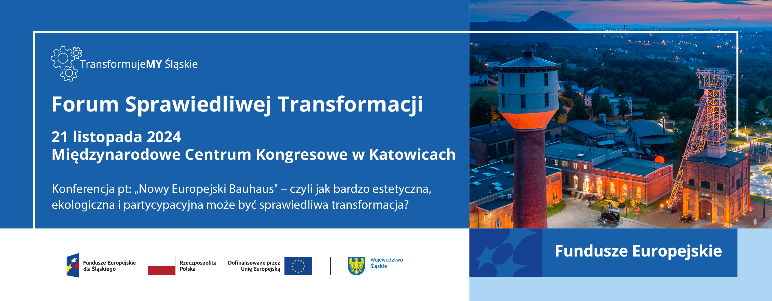 Grafika promocyjna konferencji Nowy Europejski Bauhaus